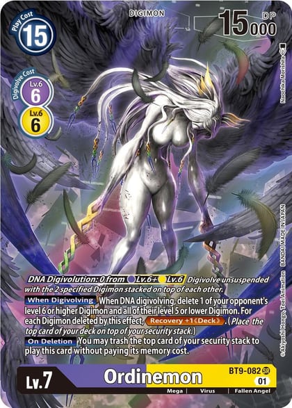 Ordinemon (Alternate Art), X Record BT9-082 SR