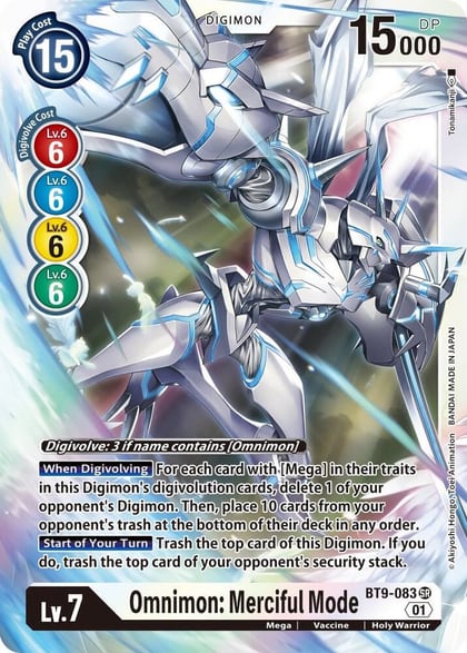 Omnimon: Merciful Mode, X Record BT9-083 SR