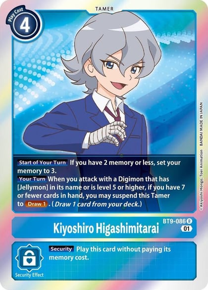 Kiyoshiro Higashimitarai, X Record BT9-086 R