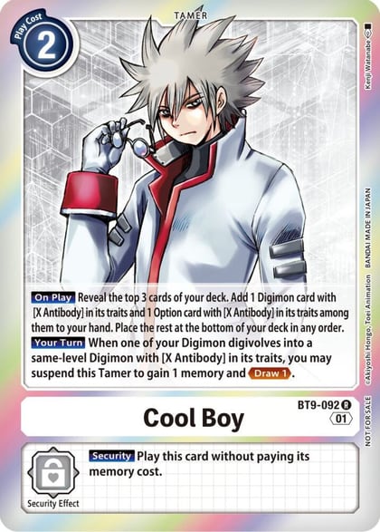 Cool Boy (Event Pack 4), X Record BT9-092 R