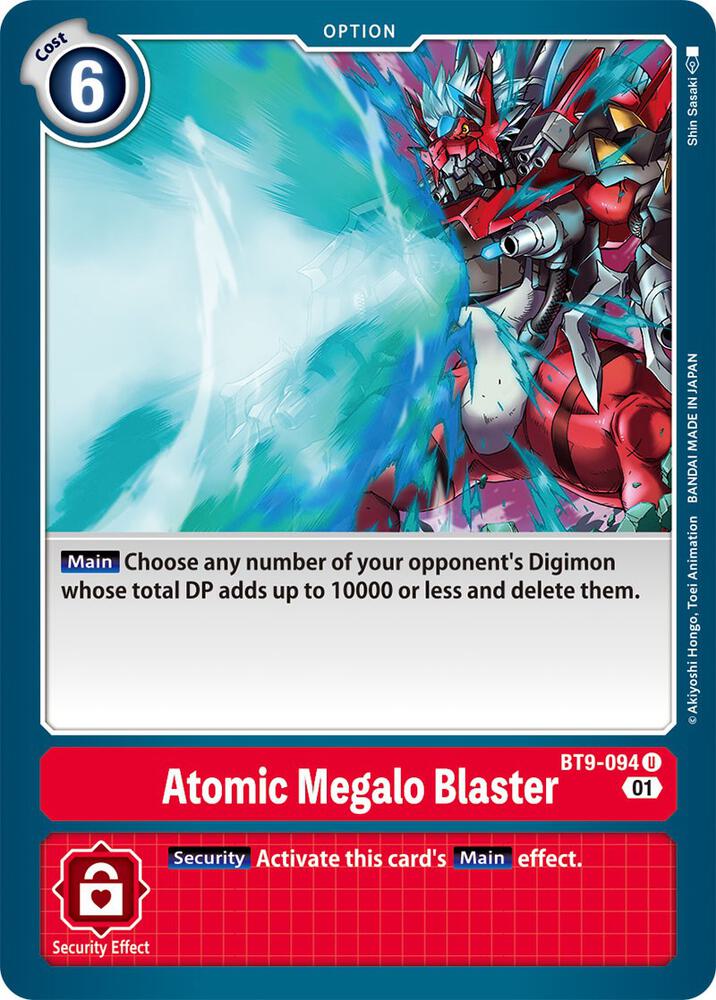 Atomic Megalo Blaster, X Record BT9-094 U