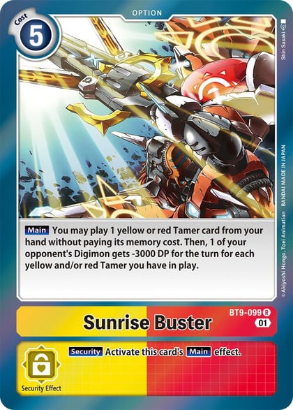 Sunrise Buster, X Record BT9-099 R