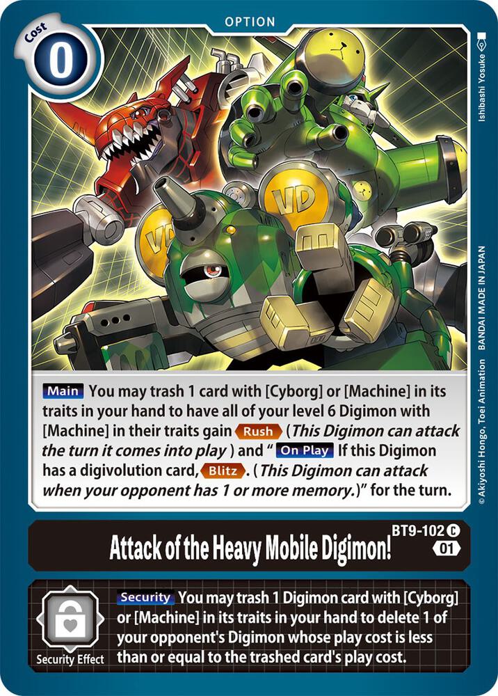 Attack of the Heavy Mobile Digimon!, X Record BT9-102 C