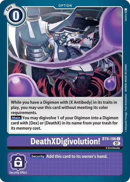 DeathXDigivolution!, X Record BT9-106 C