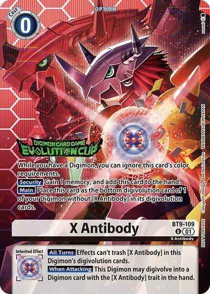 X Antibody (Evolution Cup 2025 Vol. 1), X Record BT9-109 U