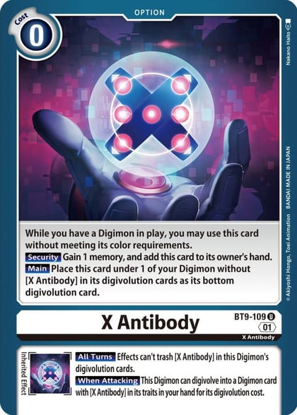 X Antibody, X Record BT9-109 U