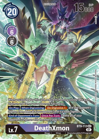 DeathXmon (Alternate Art), X Record BT9-112 SEC