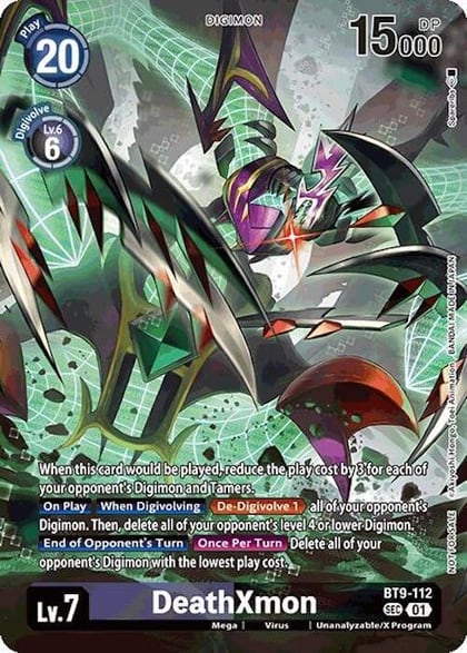 DeathXmon (Event Pack 7), X Record BT9-112 SEC
