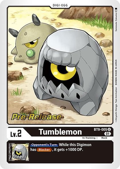 Tumblemon, X Record Pre-Release Cards BT9-005 U