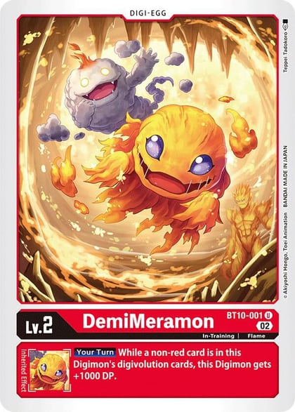 DemiMeramon, Xros Encounter BT10-001 U