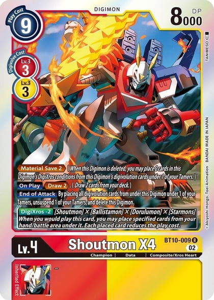Shoutmon X4, Xros Encounter BT10-009 R