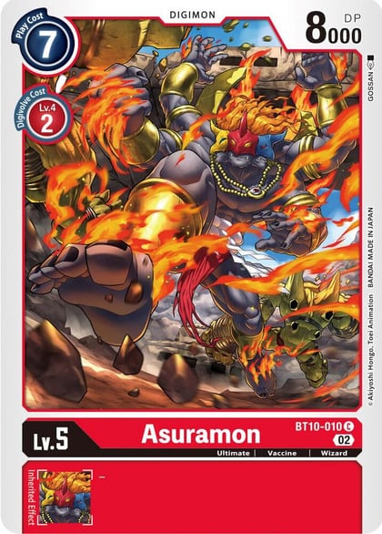 Asuramon, Xros Encounter BT10-010 C