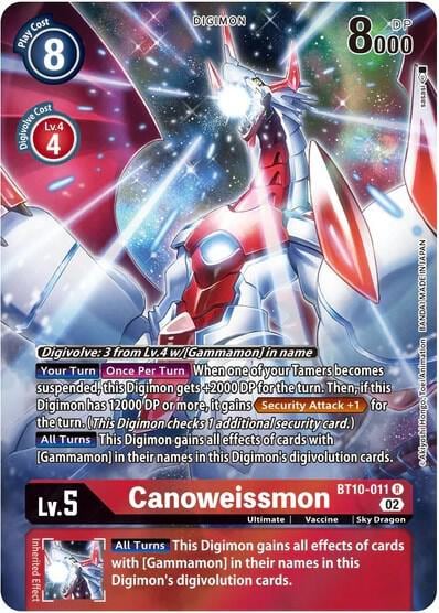 Canoweissmon (Alternate Art), Xros Encounter BT10-011 R