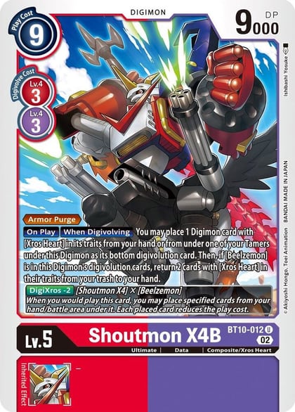 Shoutmon X4B, Xros Encounter BT10-012 U