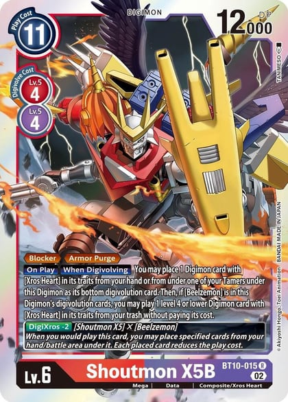 Shoutmon X5B, Xros Encounter BT10-015 R