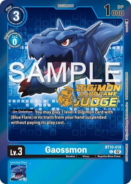 Gaossmon (Judge Pack 5), Xros Encounter BT10-018 C