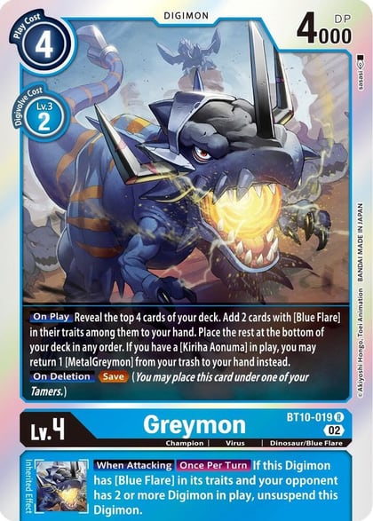 Greymon, Xros Encounter BT10-019 R