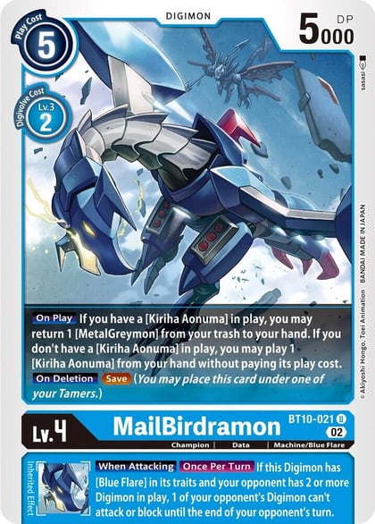 MailBirdramon, Xros Encounter BT10-021 U