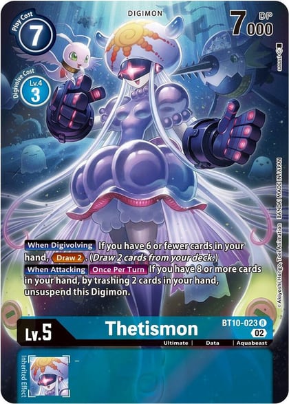 Thetismon (Alternate Art), Xros Encounter BT10-023 R