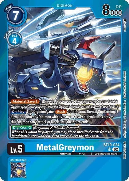 MetalGreymon (Special Event Pack 2025), Xros Encounter BT10-024 SR