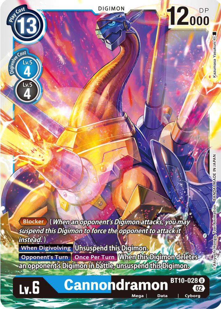 Cannondramon, Xros Encounter BT10-028 U