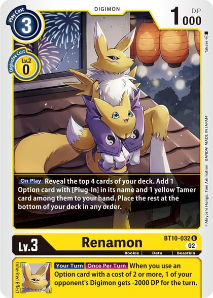 Renamon, Xros Encounter BT10-032 U