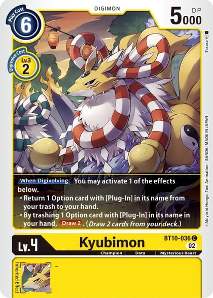 Kyubimon, Xros Encounter BT10-036 C