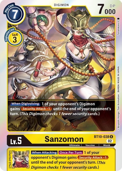 Sanzomon, Xros Encounter BT10-038 R