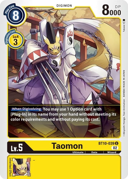 Taomon, Xros Encounter BT10-039 U