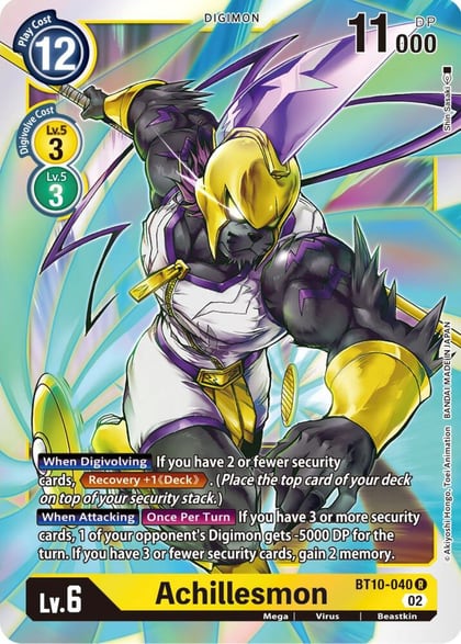 Achillesmon, Xros Encounter BT10-040 R
