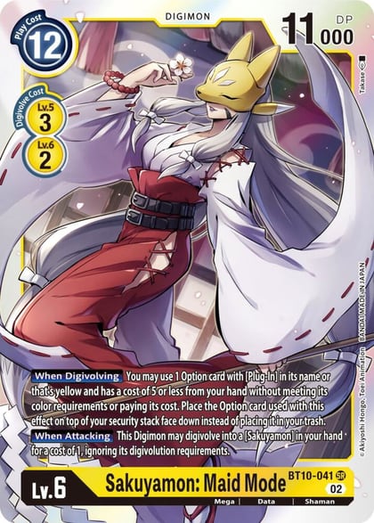 Sakuyamon: Maid Mode, Xros Encounter BT10-041 SR
