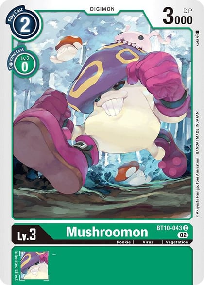 Mushroomon, Xros Encounter BT10-043 C