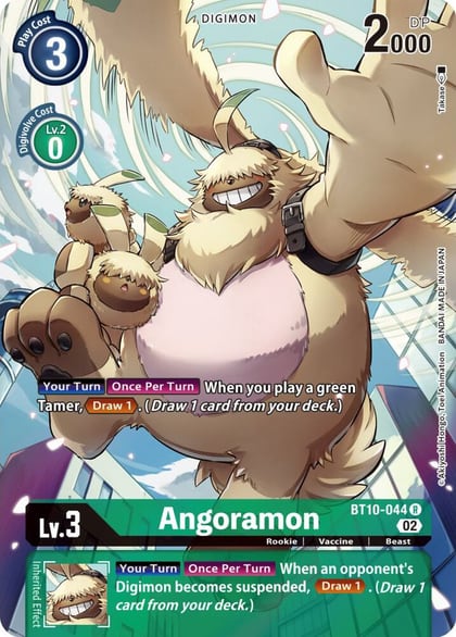 Angoramon (Alternate Art), Xros Encounter BT10-044 R
