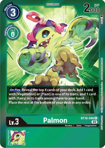 Palmon (Event Pack 4), Xros Encounter BT10-046 U