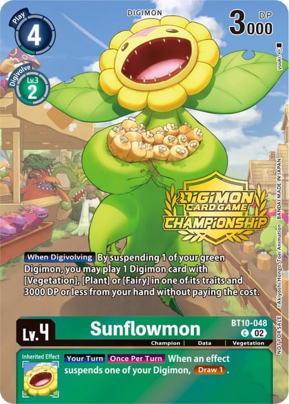 Sunflowmon (Championship 2023 Tamers Pack), Xros Encounter BT10-048 C