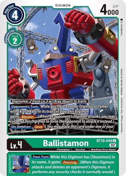 Ballistamon, Xros Encounter BT10-049 C