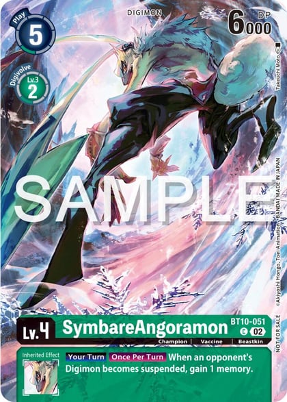 SymbareAngoramon (Digimon Illustration Competition Pack 2023), Xros Encounter BT10-051 C