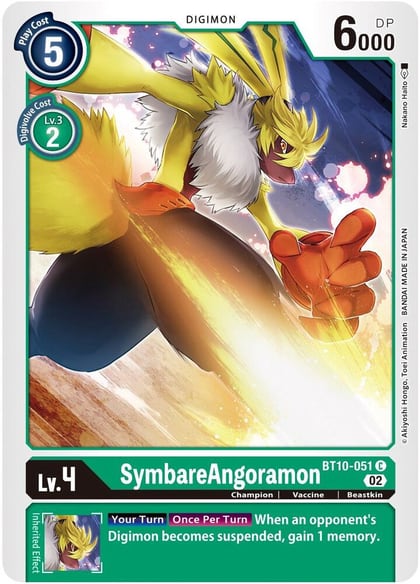 SymbareAngoramon, Xros Encounter BT10-051 C