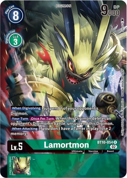 Lamortmon (Alternate Art), Xros Encounter BT10-054 R