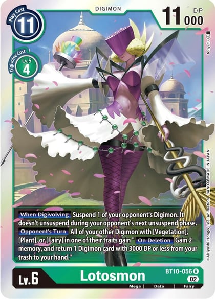 Lotosmon, Xros Encounter BT10-056 R