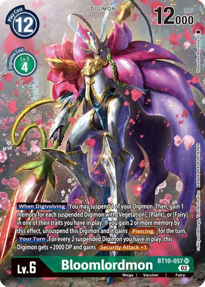 Bloomlordmon (Alternate Art), Xros Encounter BT10-057 SR