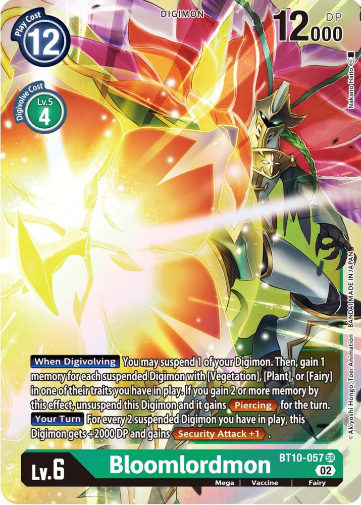Bloomlordmon, Xros Encounter BT10-057 SR