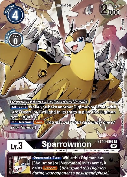 Sparrowmon (Alternate Art), Xros Encounter BT10-060 R