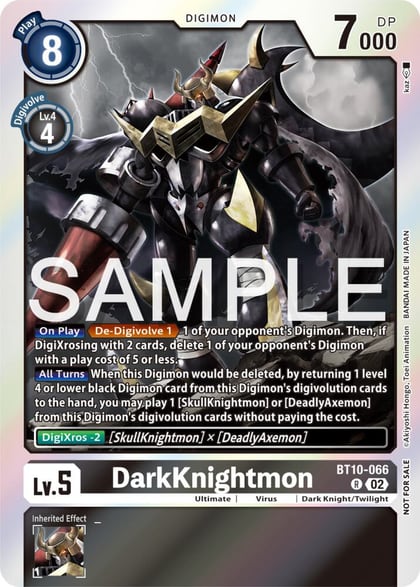 DarkKnightmon (Event Pack 6), Xros Encounter BT10-066 R