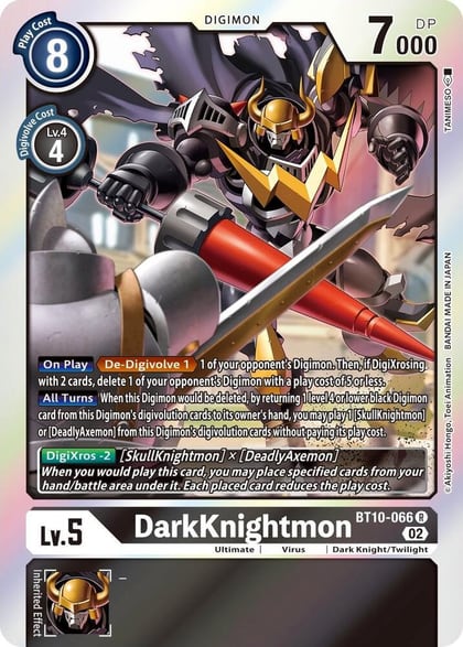 DarkKnightmon, Xros Encounter BT10-066 R