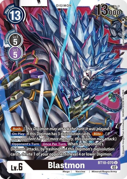 Blastmon, Xros Encounter BT10-070 U