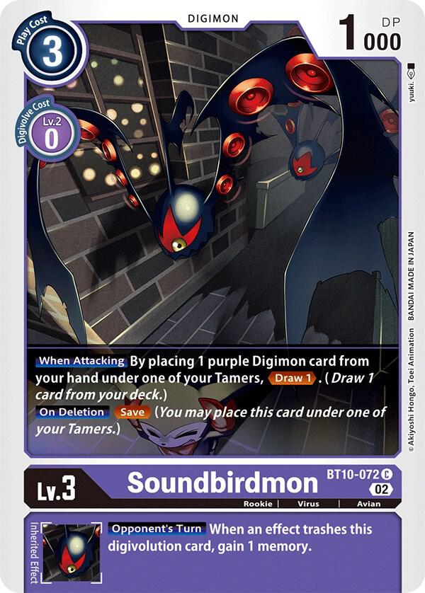 Soundbirdmon, Xros Encounter BT10-072 C
