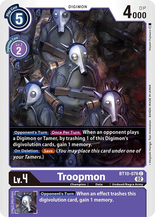 Troopmon, Xros Encounter BT10-076 C