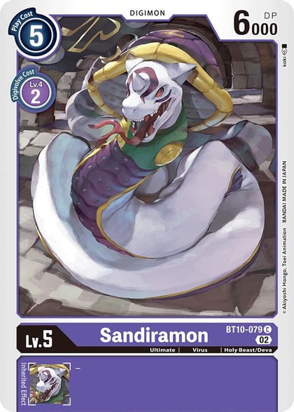 Sandiramon, Xros Encounter BT10-079 C