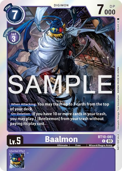 Baalmon (Winner Pack -Exceed Apocalypse-), Xros Encounter BT10-081 C